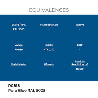 AK Interactive Real Colors - RC818 Pure Blue RAL 5005
