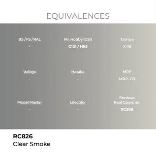 AK Interactive Real Colors - RC826 Clear Smoke