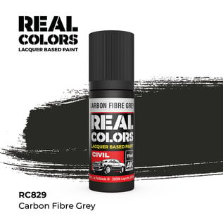 AK Interactive Real Colors - RC829 Carbon Fibre Grey