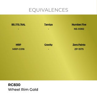 AK Interactive Real Colors - RC830 Wheel Rim Gold