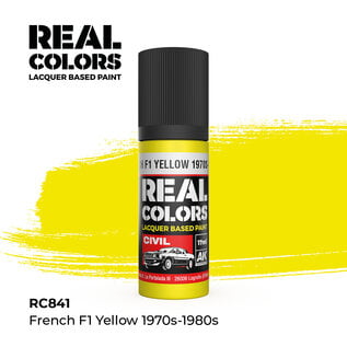 AK Interactive Real Colors - RC841 French F1 Yellow 1970s-1980s