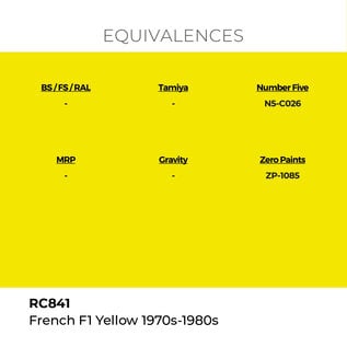AK Interactive Real Colors - RC841 French F1 Yellow 1970s-1980s