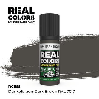 AK Interactive Real Colors - RC855 Dunkelbraun - Dark Brown RAL 7017