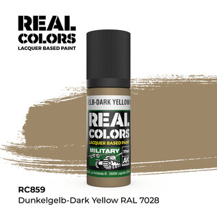 AK Interactive Real Colors - RC859 Dunkelgelb-Dark Yellow RAL 7028