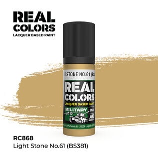 AK Interactive Real Colors - RC868 Light Stone No.61 (BS381)