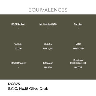 AK Interactive RC875 S.C.C. No.15 Olive Drab