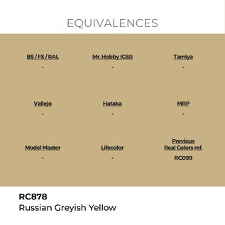 AK Interactive Real Colors - RC878 Russian Greyish Yellow