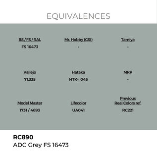 AK Interactive Real Colors - RC890 ADC Grey FS 16473