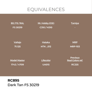 AK Interactive Real Colors Air - RC895 Dark Tan FS 30219
