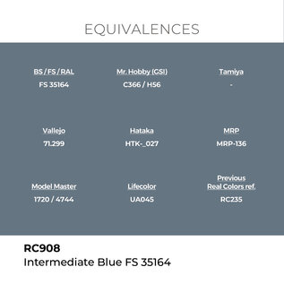 AK Interactive Real Colors Air - RC908 Intermediate Blue FS 35164
