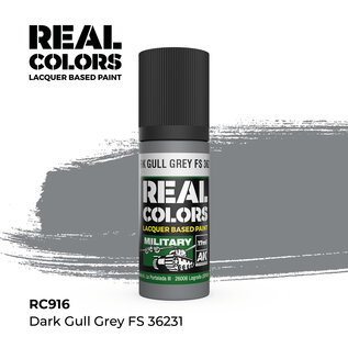AK Interactive Real Colors Air - RC916 Dark Gull Grey FS 36231