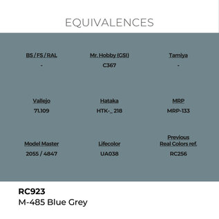 AK Interactive Real Colors Air - RC923 M-485 Blue Grey