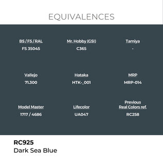 AK Interactive Real Colors Air - RC925 Dark Sea Blue