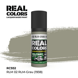 AK Interactive Real Colors Air - RC932 RLM 02 RLM-Grau (1938)