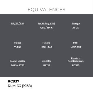 AK Interactive Real Colors Air - RC937 RLM 66 (1938)
