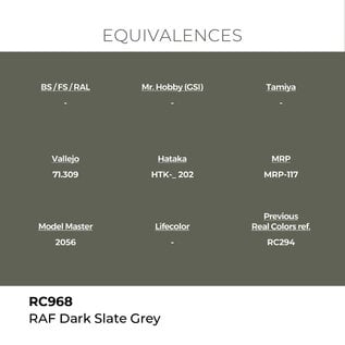 AK Interactive Real Colors Air - RC968 RAF Dark Slate Grey