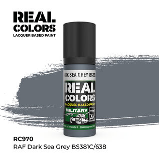 AK Interactive Real Colors Air - RC970 RAF Dark Sea Grey BS381C/638