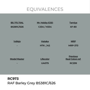 AK Interactive Real Colors Air - RC973 RAF Barley Grey BS381C/626