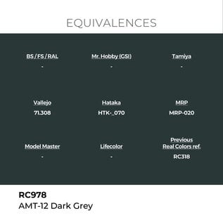 AK Interactive Real Colors Air - RC978 AMT-12 Dark Grey