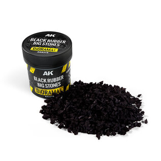 AK Interactive Black Rubber Big Stones
