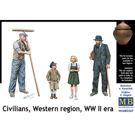 Master Box Master Box - Civilians - Western Region, WWII Era - 1:35