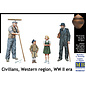 Master Box Civilians - Western Region, WWII Era - 1:35