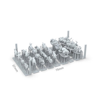 AK Interactive Basing Bits - Rats