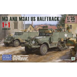 Andy's Hobby Headquarters Andy's Hobby Headquarter -  M3/M3A1 US Halftrack - Double Combo - 1:35