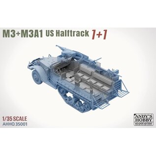 Andy's Hobby Headquarters M3/M3A1 US Halftrack - Double Combo - 1:35