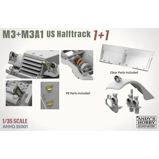 Andy's Hobby Headquarters M3/M3A1 US Halftrack - Double Combo - 1:35