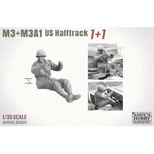 Andy's Hobby Headquarters M3/M3A1 US Halftrack - Double Combo - 1:35