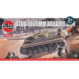 Airfix Airfix - Stug III 75mm Assault Gun - Vintage Classics - 1:76