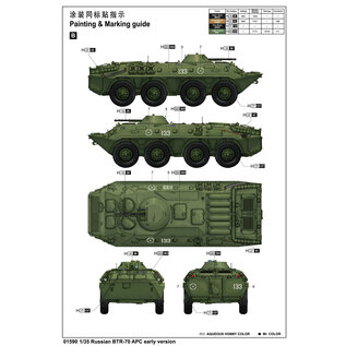Trumpeter BTR-70 APC early version - 1:35