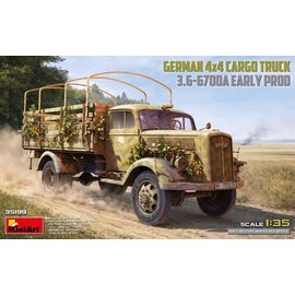 MiniArt MiniArt - German 3T 4×4 Cargo Truck 3.6-6700A - 1:35