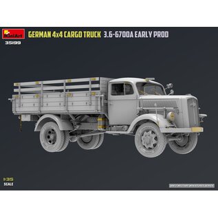 MiniArt German 3T 4×4 Cargo Truck 3.6-6700A - 1:35