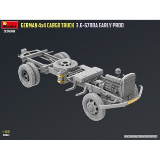 MiniArt German 3T 4×4 Cargo Truck 3.6-6700A - 1:35