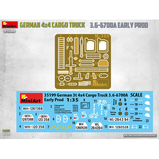 MiniArt German 3T 4×4 Cargo Truck 3.6-6700A - 1:35