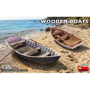 MiniArt Wooden Boats - 1:35