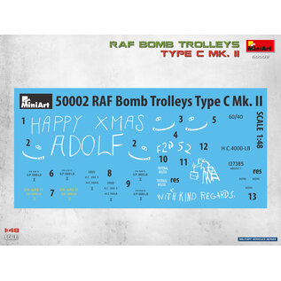 MiniArt RAF Bomb Trolleys Type C Mk. II - 1:48