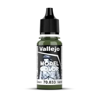 Vallejo Model Color - 833 - Hellgrüne Tarnung (German Camo Bright Green), 18 ml