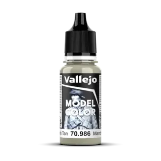 Vallejo Model Color - 986 - Achatgrau (Deck Tan), 18 ml
