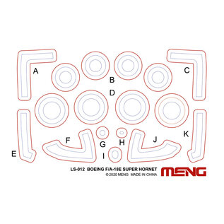 MENG Boeing F/A-18E Super Hornet "Golden Dragons" - 1:48