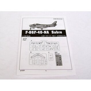Trumpeter North American F-86F-40 Sabre - 1:144