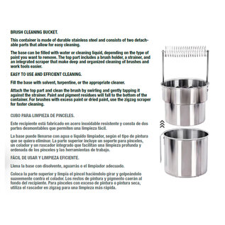 AK Interactive Stainless Steel Paint Brush Cleaner