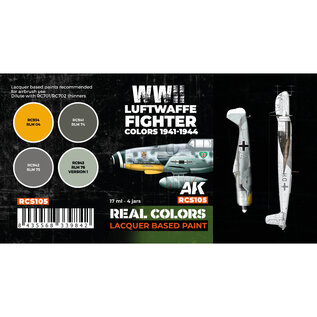 AK Interactive Real Color Set - Luftwaffe Fighter Colors 1941 - 1944