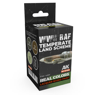 AK Interactive Real Color Set - WWII RAF Temperate Land Scheme