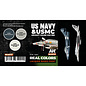 AK Interactive Real Color Set - US Navy & USMC Aircraft Colors 1945 - 1980