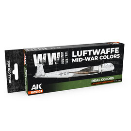 AK Interactive AK Interactive - Real Color Set - WWII Luftwaffe Mid War Colors