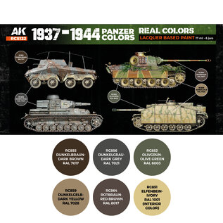AK Interactive Real Color Set - 1937 - 1944 Panzer Colors