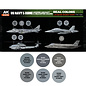 AK Interactive Real Color Set - US Navy & USMC Modern Aircraft & Helicopter Colors